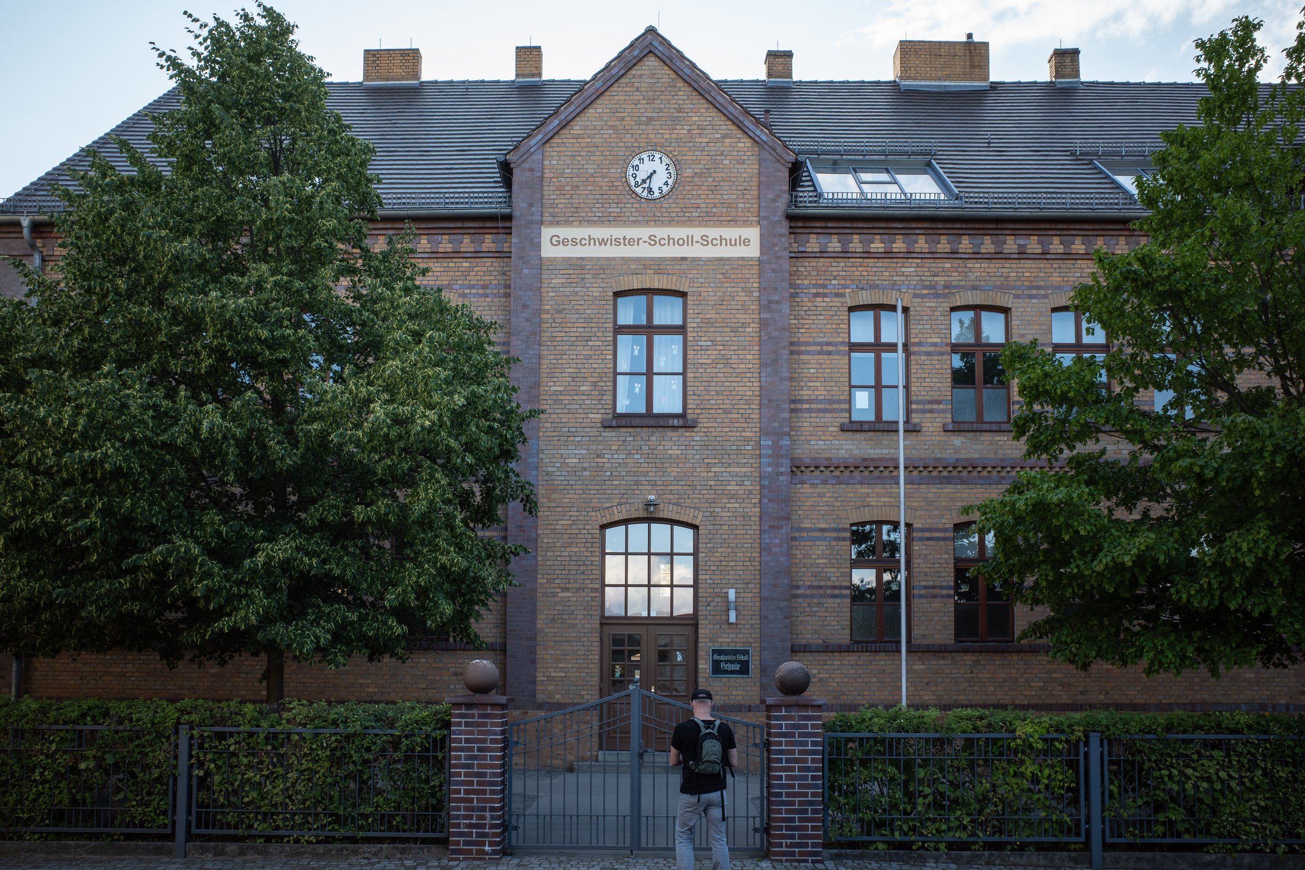 Straßen in der Abenddämmerung